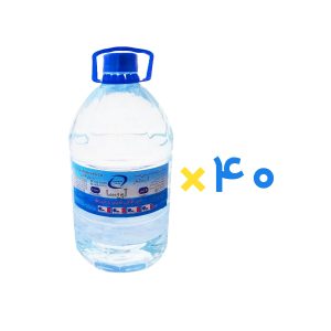 آب مقطر 5 لیتری دیونیزه آویسا (10 پالت - 40 گالن)
