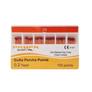 کن گوتا پرکا پروفا سایز 25 - Profa Gutta percha points