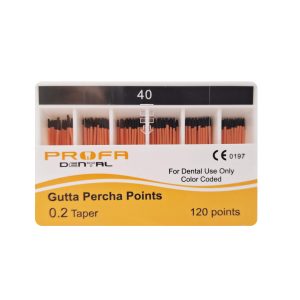 کن گوتا پرکا پروفا سایز 40 - Profa Gutta percha points